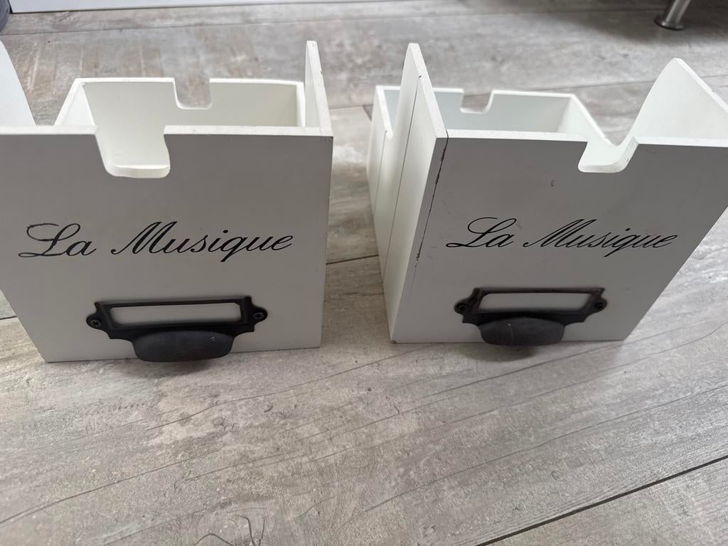 Rivièra Maison 'La Musique' bakjes - Set van 2, Ophalen, Hout, Gebruikt, Landelijk