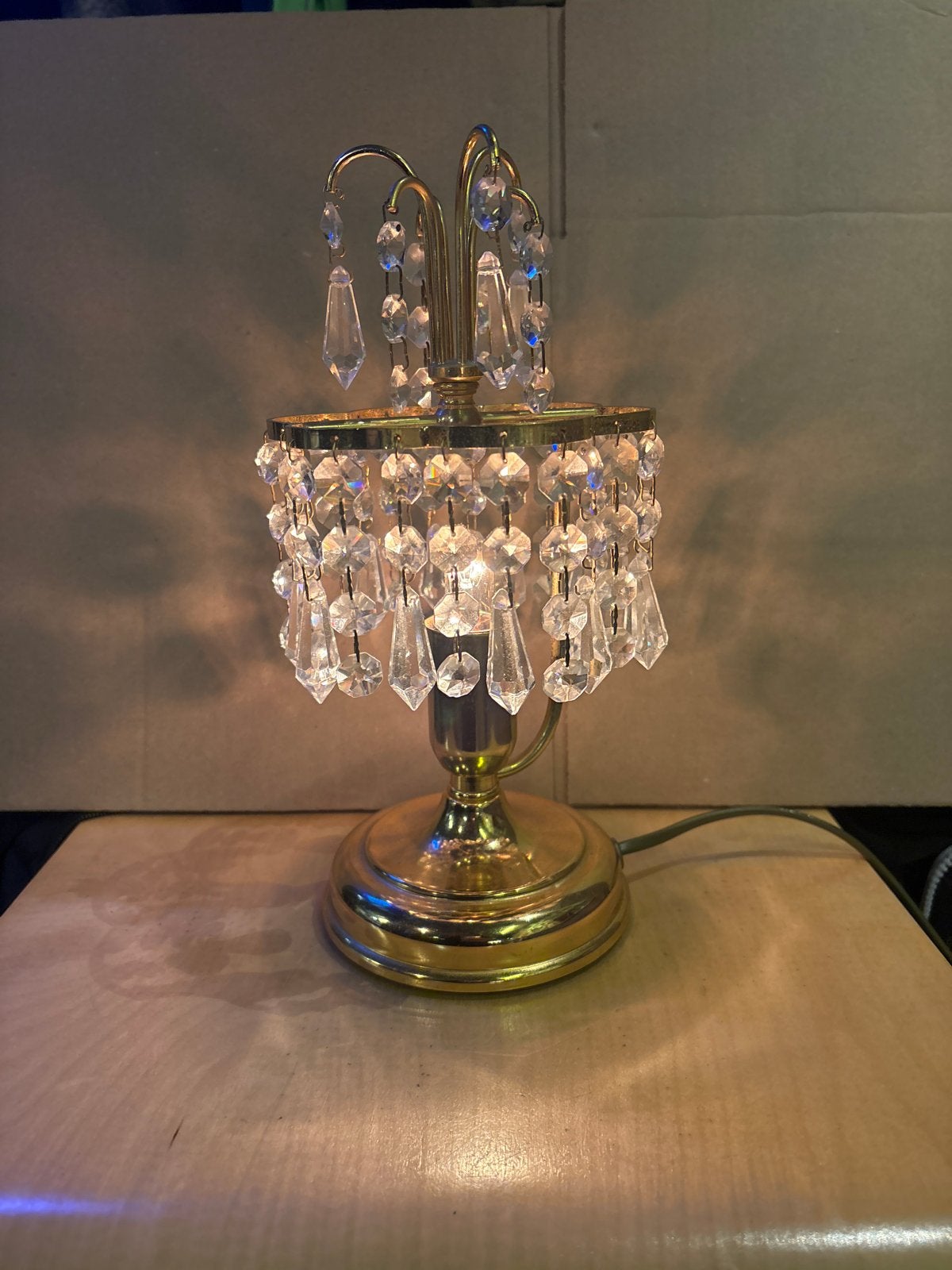 Tafellamp hollywood regency stijl, Ophalen of Verzenden
