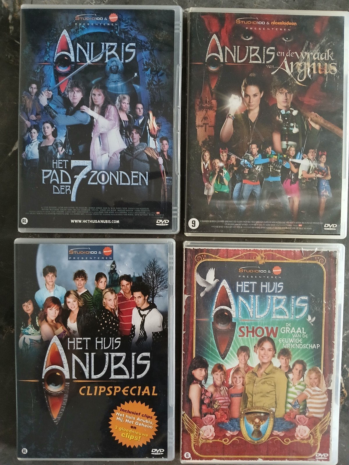 anubis dvd's ( zie prijs en titels in beschrijving  ), Ophalen of Verzenden, Zo goed als nieuw, Verhaal of Sprookje