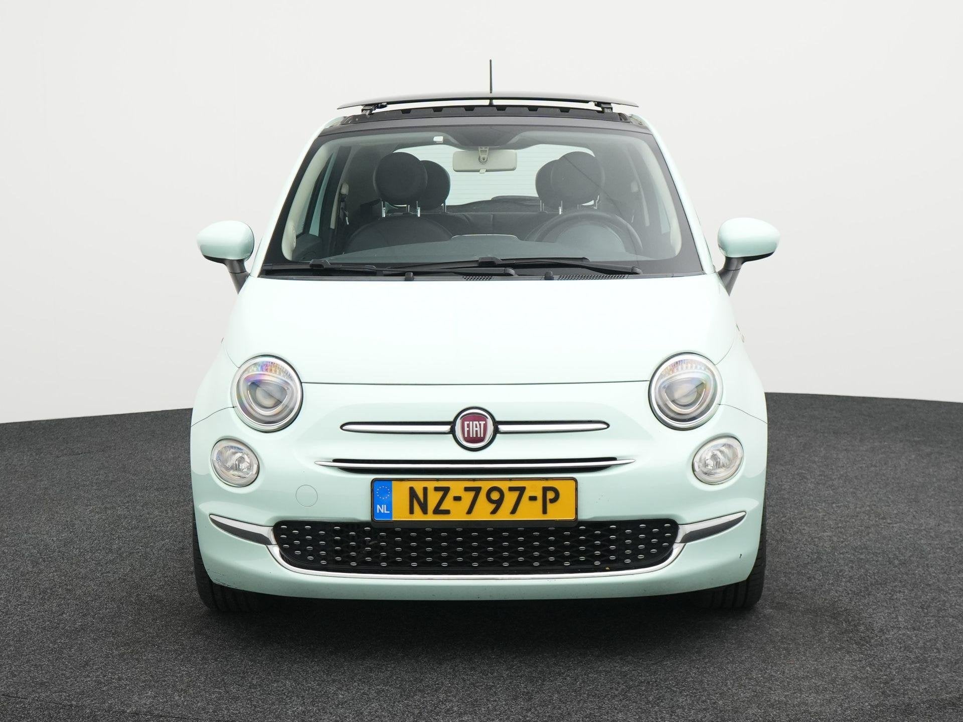 Fiat 500 0.9 TwinAir Turbo Lounge | Panoramisch glazen zonne, Voorwielaandrijving, 12 maanden, Stof, 905 kg