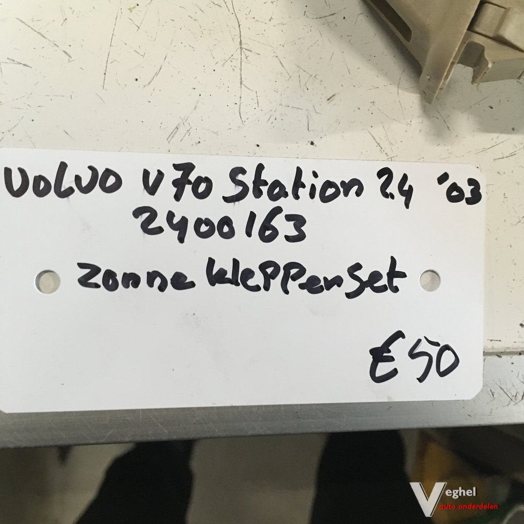 Volvo V70 Station 2.4 2003 Wagennr 2400163  Zonneklep set