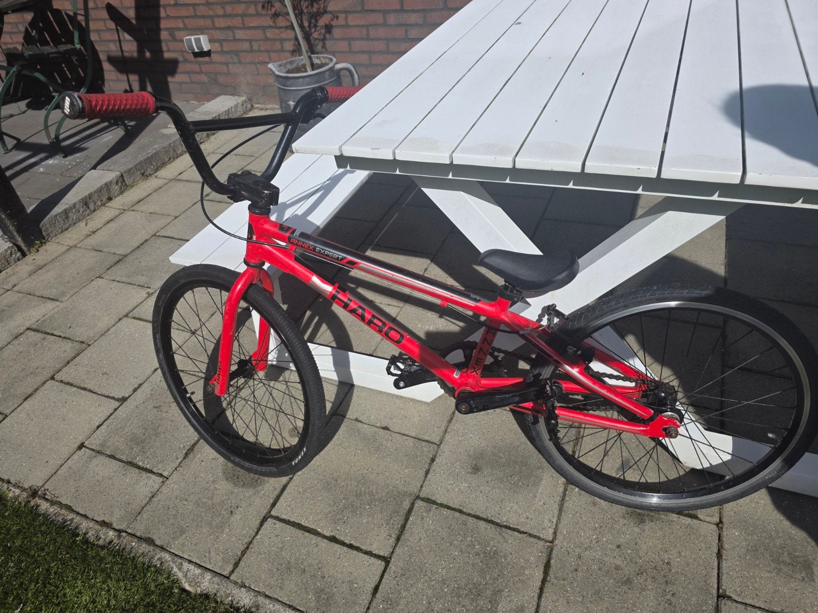 Haro BMX Fiets Rood expert, Ophalen, Staal, Velgrem, 20 tot 24 inch