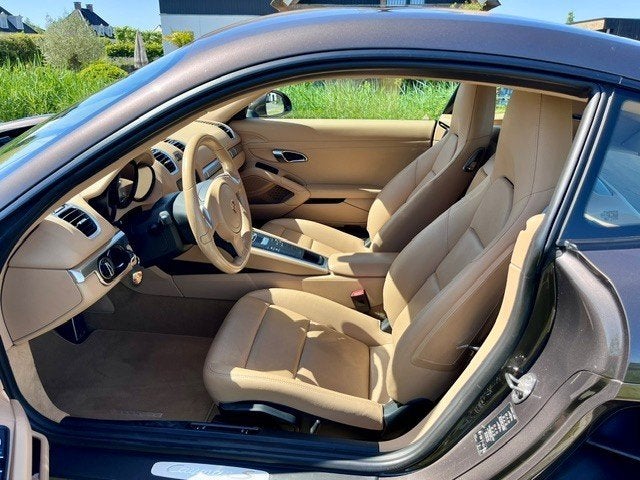 PORSCHE CAYMAN 3.4S  2015  NAVI/APK/BOEKJES/CLIMA/20 INCH., Auto's, Automaat, Achterwielaandrijving, Bruin, 0 kg