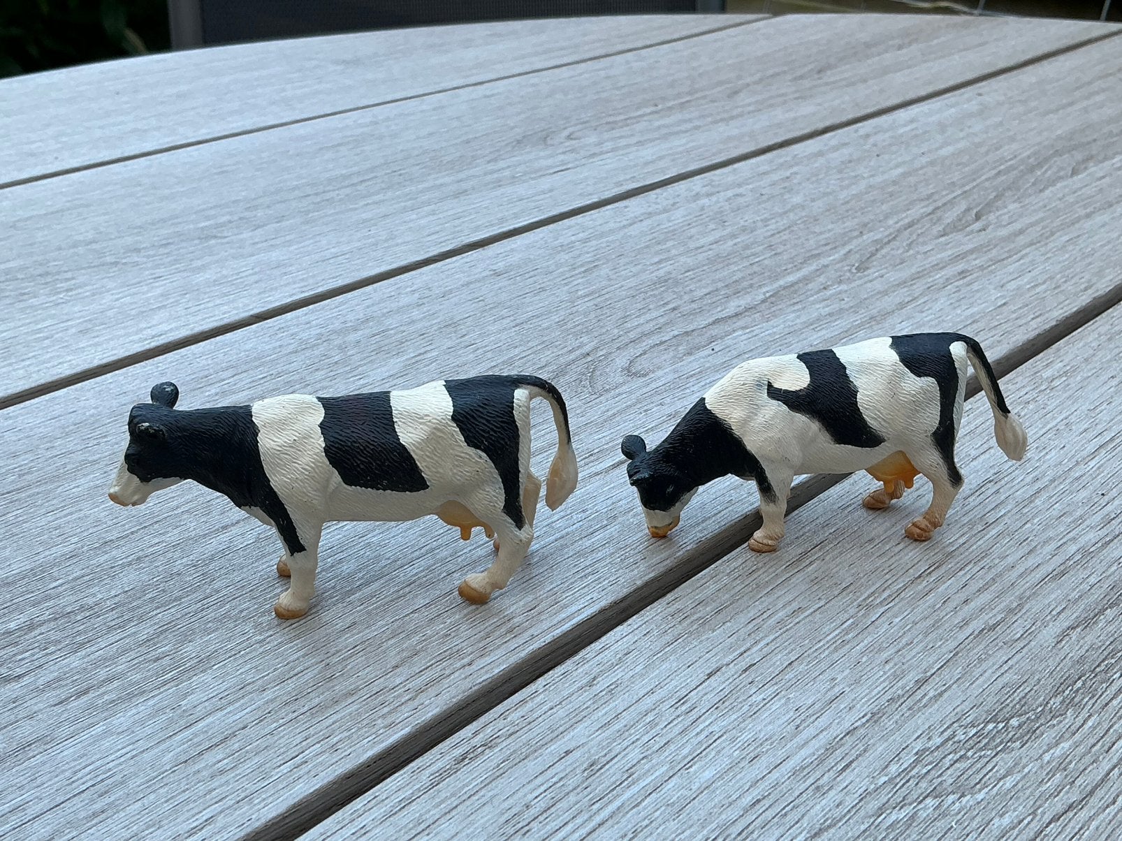 Twee leuke koeien, Ophalen of Verzenden, Gebruikt, Boerderijdier, Beeldje of Figuurtje
