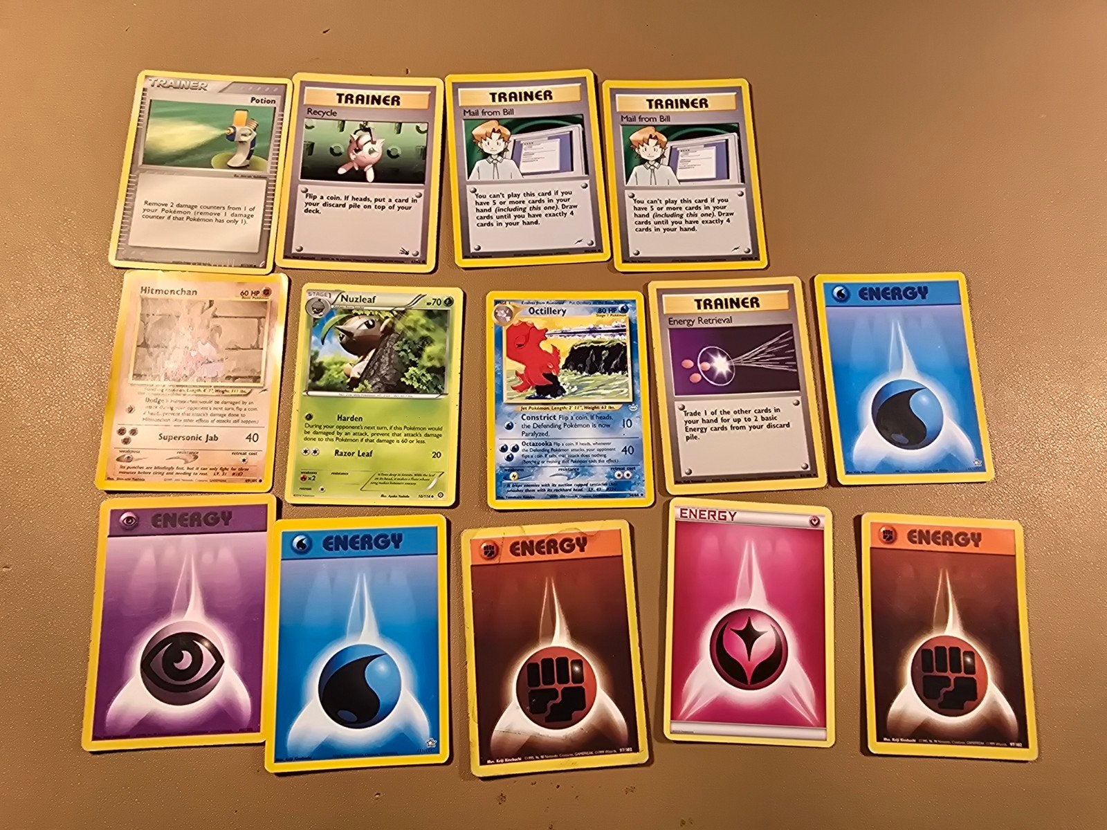 Diverse Pokémon kaarten - Energie, Trainer & Meer, Ophalen of Verzenden, Gebruikt, Meerdere kaarten