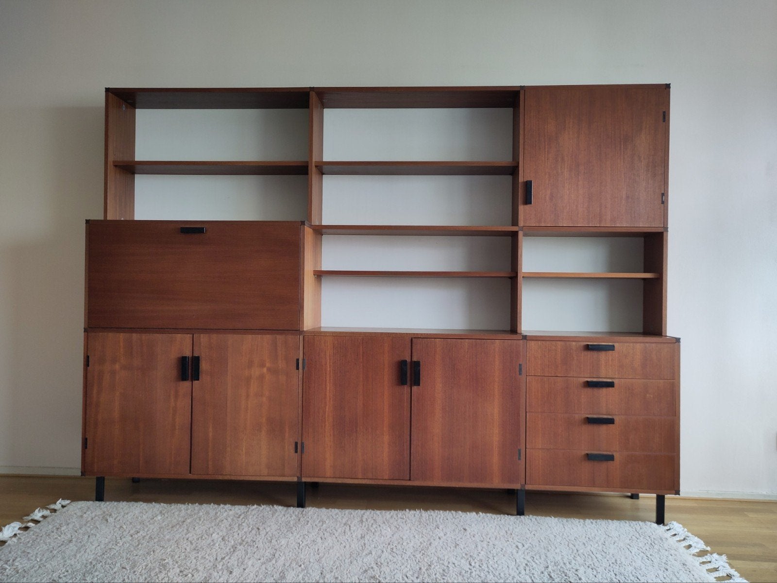 Vintage Pastoe teak houten kast Made to Measure wandkast, Gebruikt, ., Teakhout, Ophalen of Verzenden