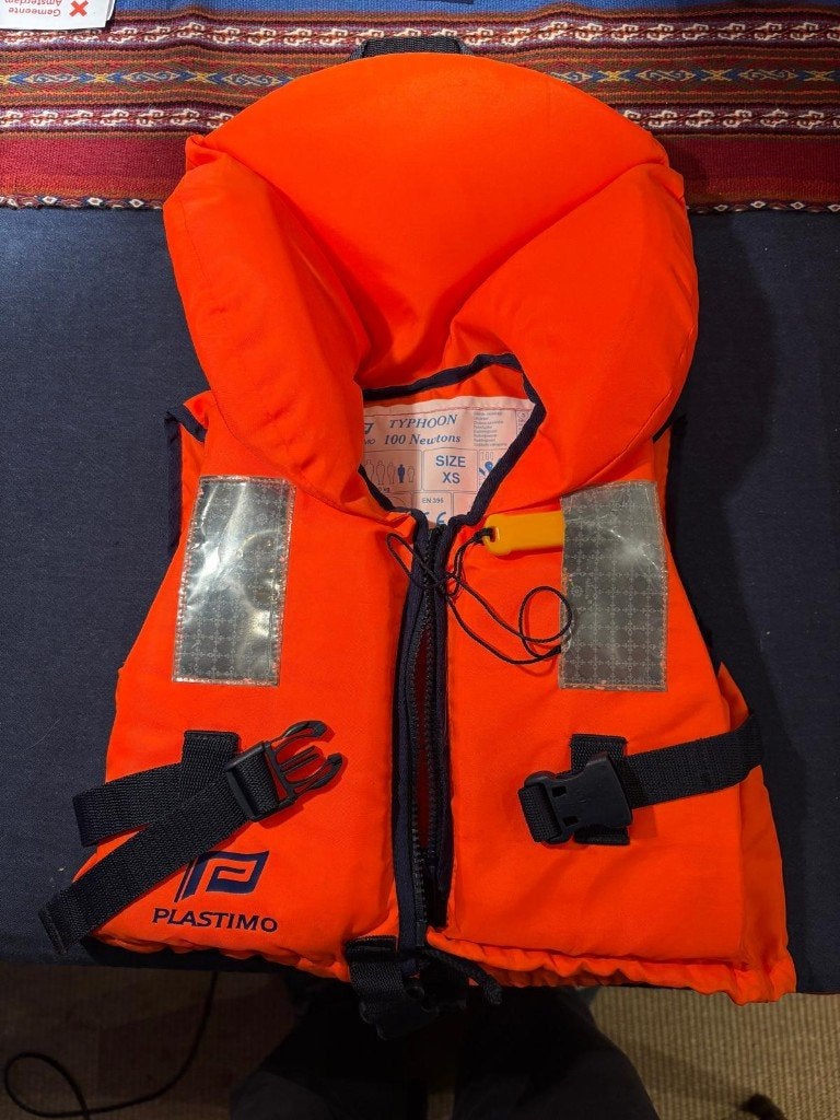 Kinder Reddingsvesten Typhoon, Watersport en Boten, Watersportkleding, Typhoon, Kind, Ophalen of Verzenden, Zo goed als nieuw