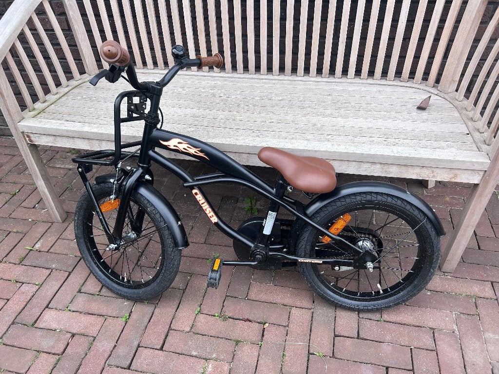 Jongensfiets 16 inch, Ophalen, Terugtraprem, 16 tot 20 inch, Zo goed als nieuw