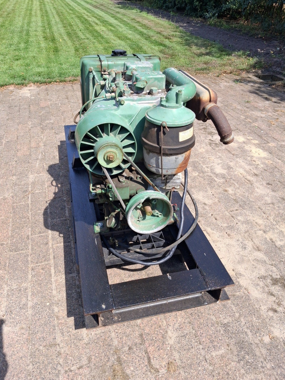 Dieselmotor met Generator, Ophalen, Gebruikt, Dieselmotor