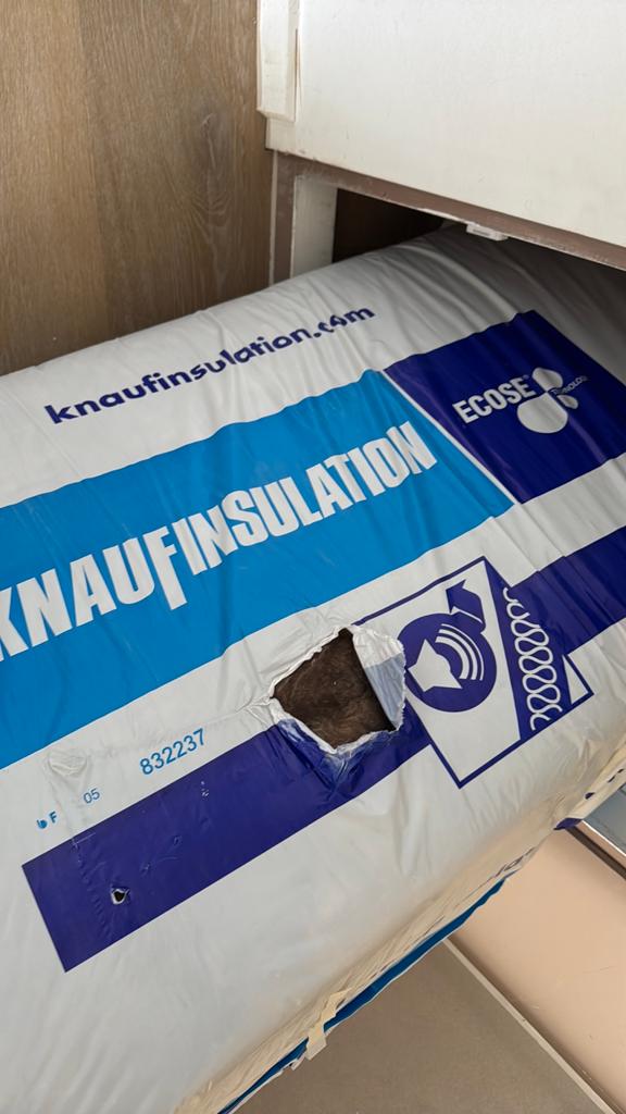 Knaufinsulation, Doe-het-zelf en Verbouw, Isolatie en Afdichting, Ophalen, Zo goed als nieuw, 15 m² of meer