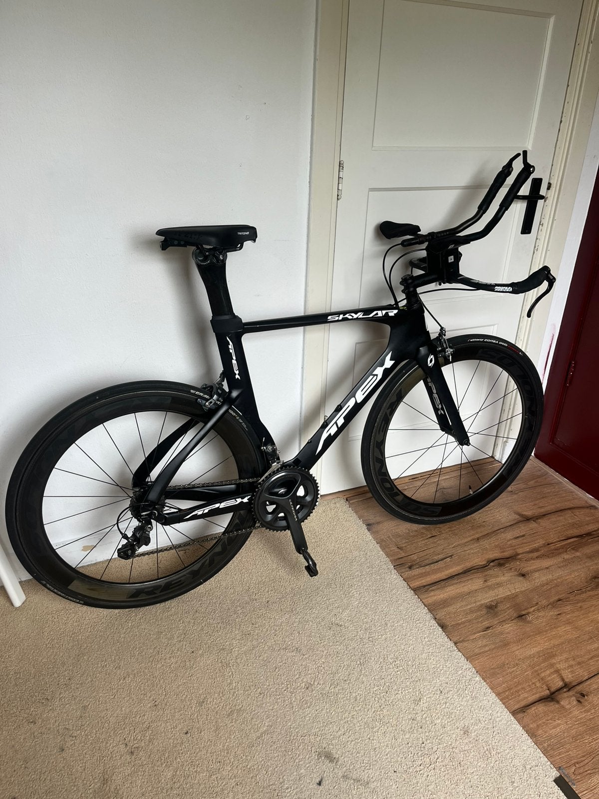 Carbon triatlon fiets- APEX Skylar, Ophalen, Zo goed als nieuw, Overige typen
