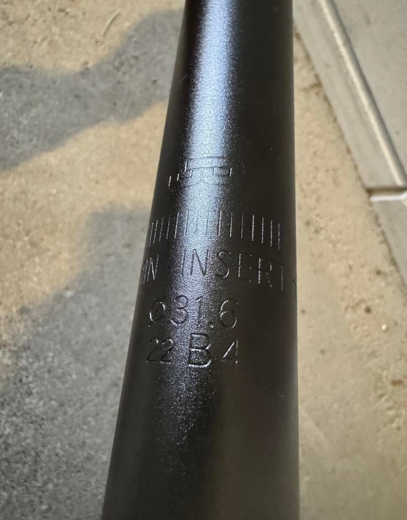 Stromer zadelpen 31.6 mm in het zwart, Ophalen of Verzenden, Nieuw, Zadel, Overige materialen