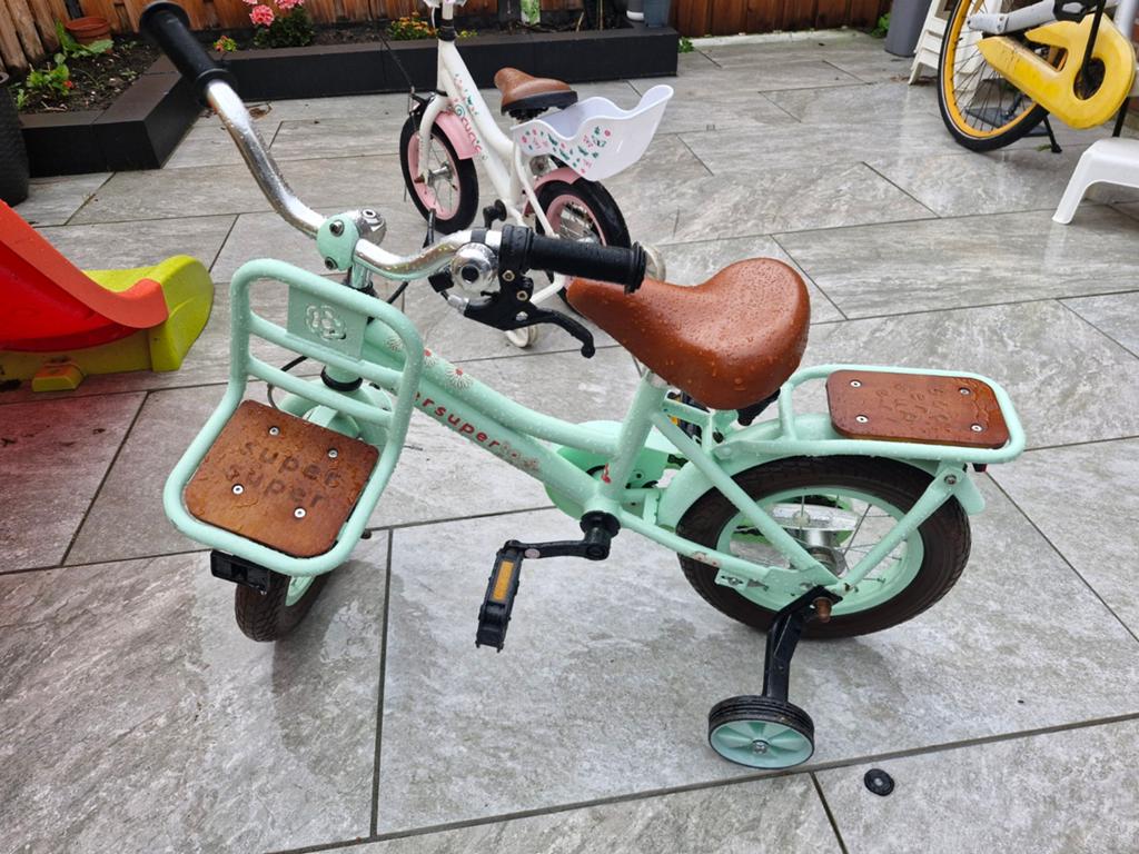 Kinderfiets meisje fiets 12 inch, Ophalen of Verzenden, Gebruikt, Meisje