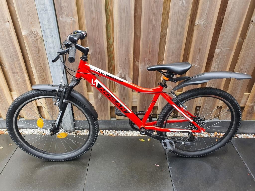 Nogan Gravel 24 inch Jongensfiets Mountainbike 6v, Fietsen en Brommers, Ophalen, 24 inch, Versnellingen, Zo goed als nieuw