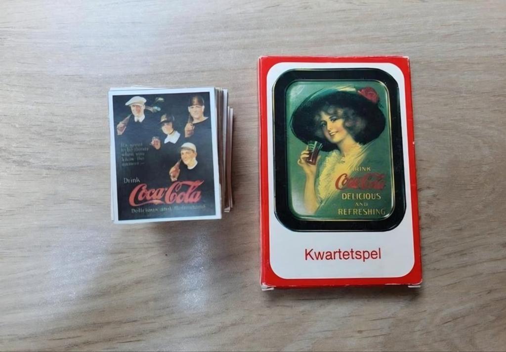 Coca-Cola Kwartetspel - Vintage Memoriespel, Vijf spelers of meer, Ophalen of Verzenden, Gebruikt, Coca-Cola