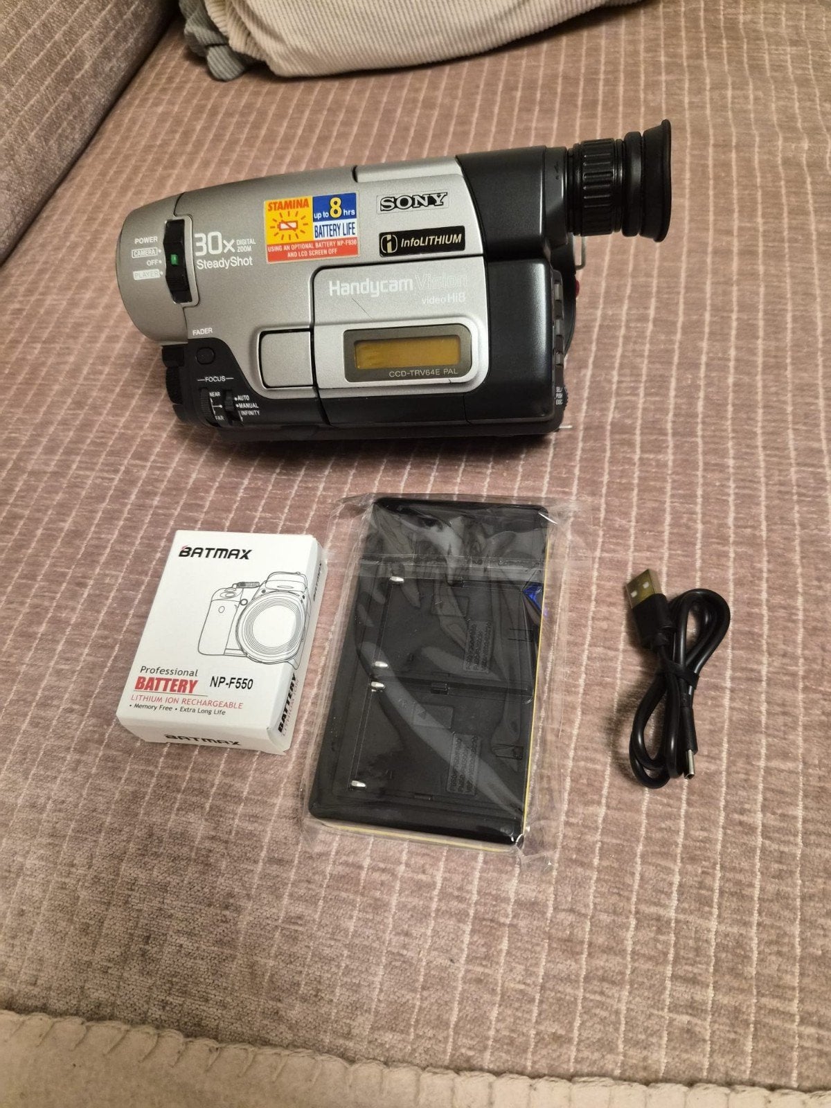 Sony Handycam CCD-TRV64E Hi8 Video Camera Recorder, Ophalen of Verzenden, Hi 8, Camera