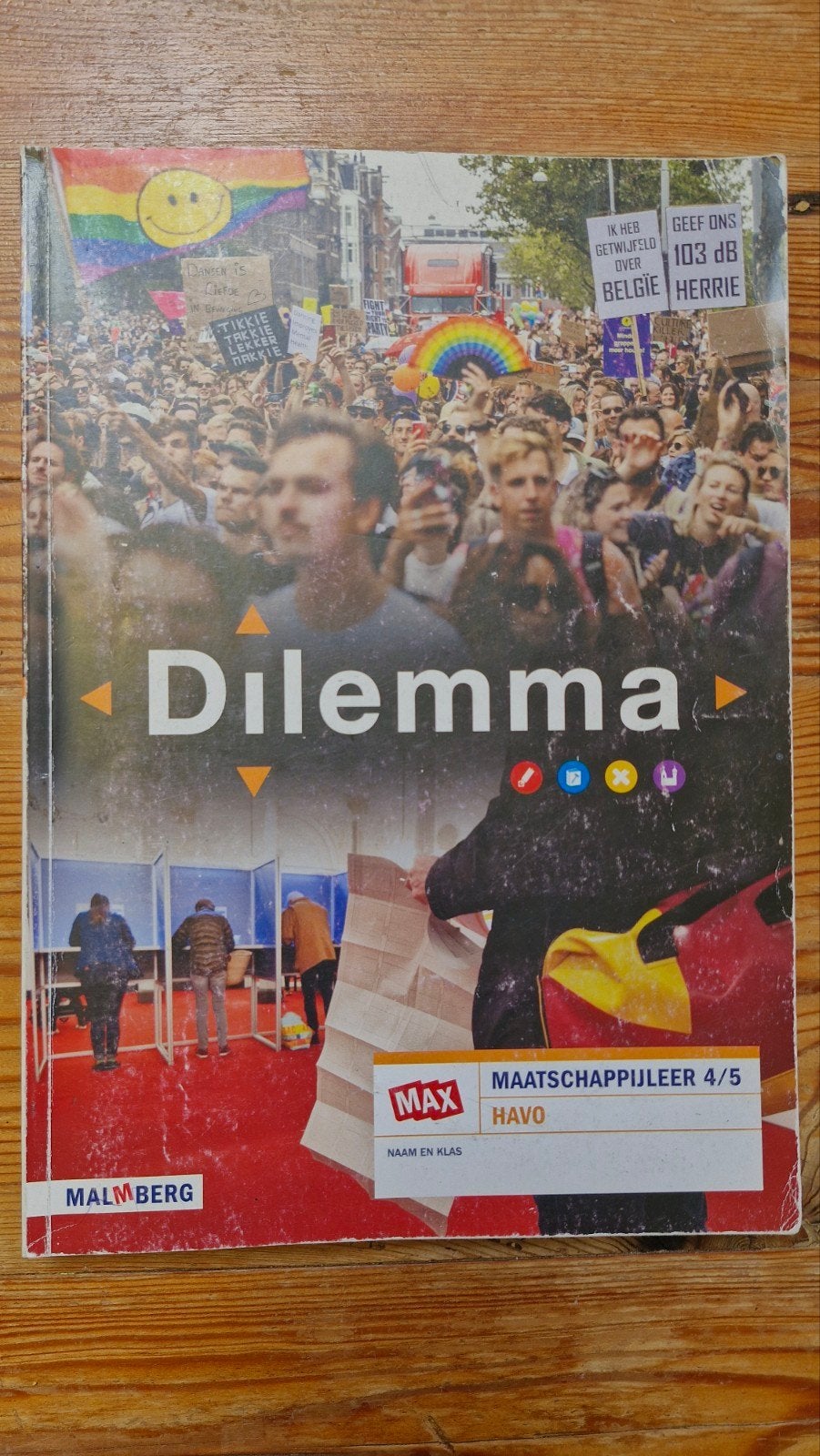 Dilemma Maatschappijleer 4/5 HAVO - Malmberg, Gelezen, Gamma, HBO, M. van der Meer, K. van Veen, A. van den Broek, H. Janssen