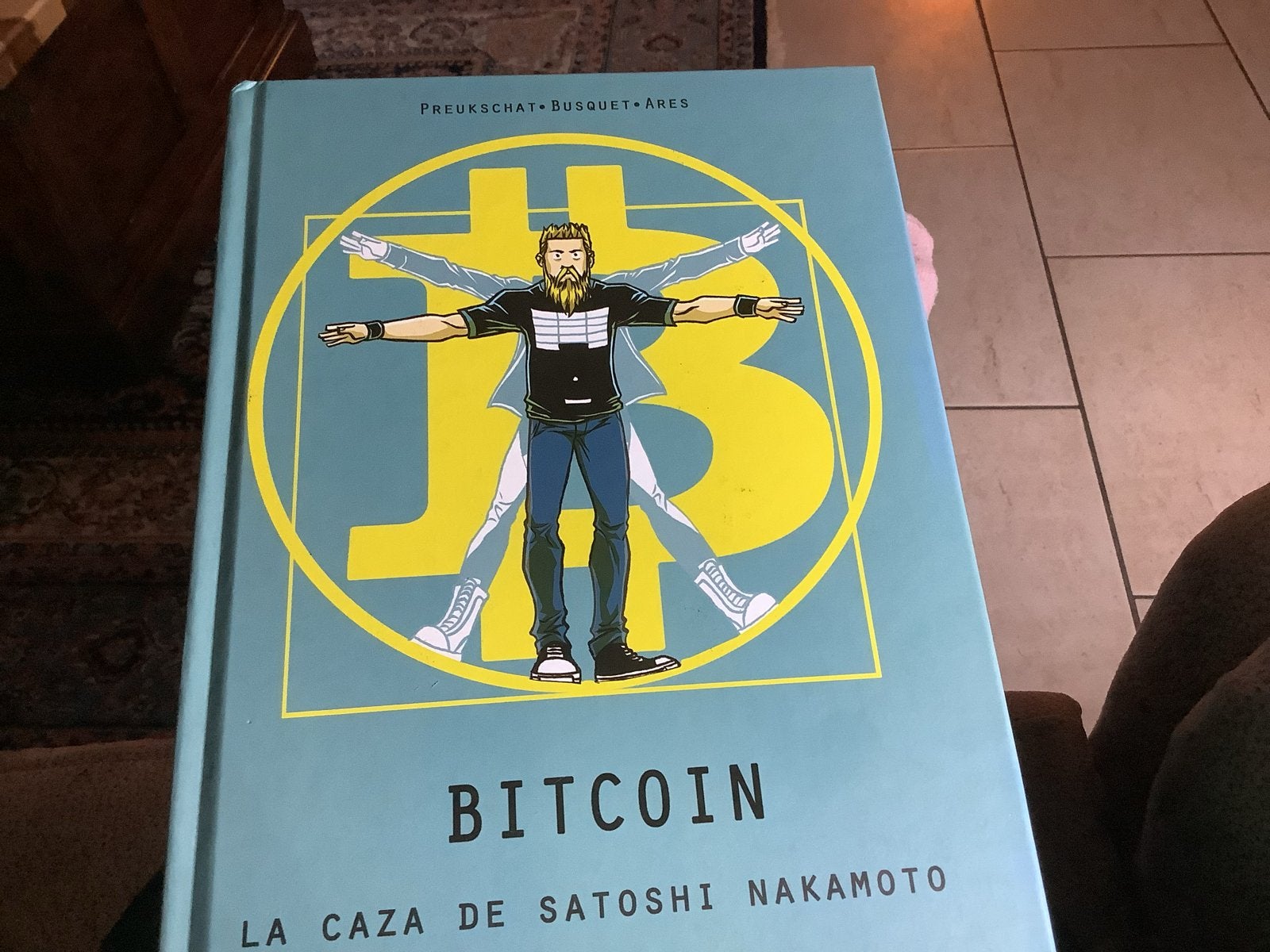 Boek: Bitcoin, La Caza de Satoshi Nakamoto, Eén stripboek, Verzenden, Zo goed als nieuw