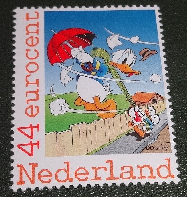 Nederland - 2562-Ab09 - Duckstad - Donald Paraplu - PNe01-15, Verzenden, Na 1940, Postfris