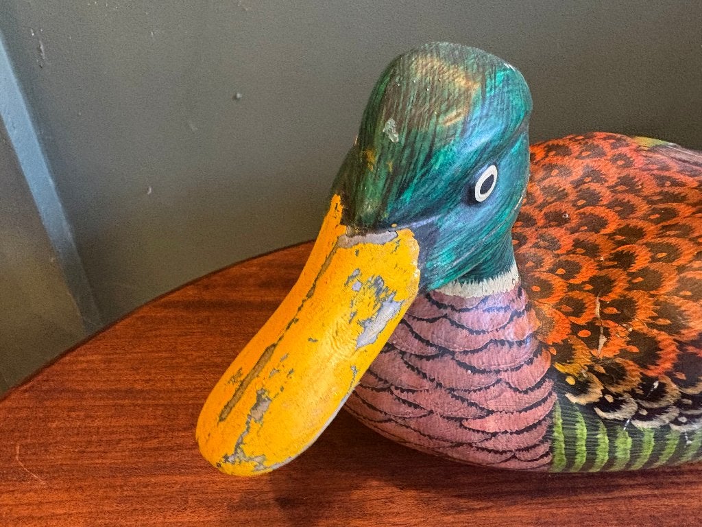 Prachtige Brocante Grote Oude Houten Lokeend., Ophalen of Verzenden