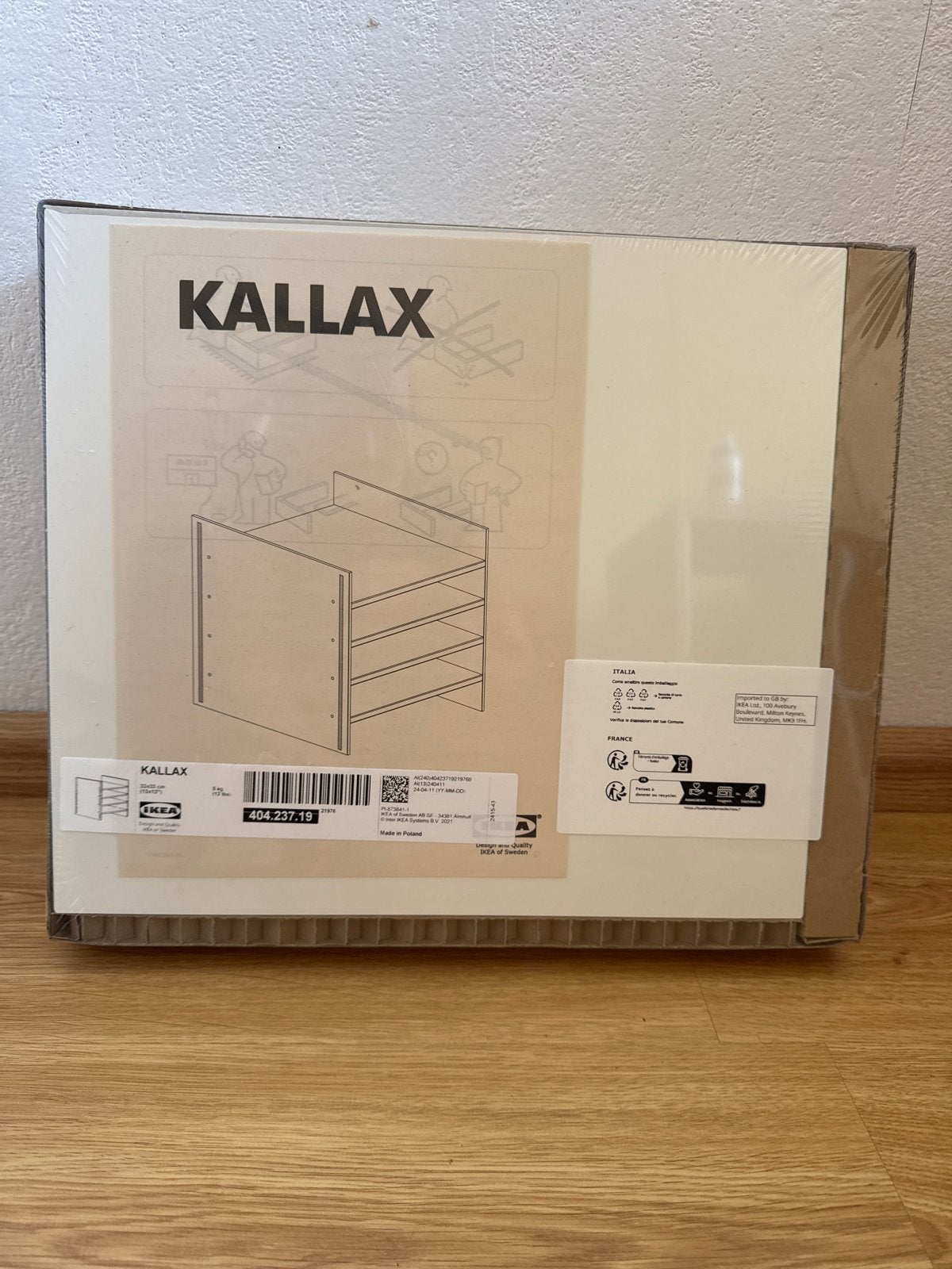 2x Nieuwe IKEA KALLAX kast - inzet, Ophalen, Nieuw