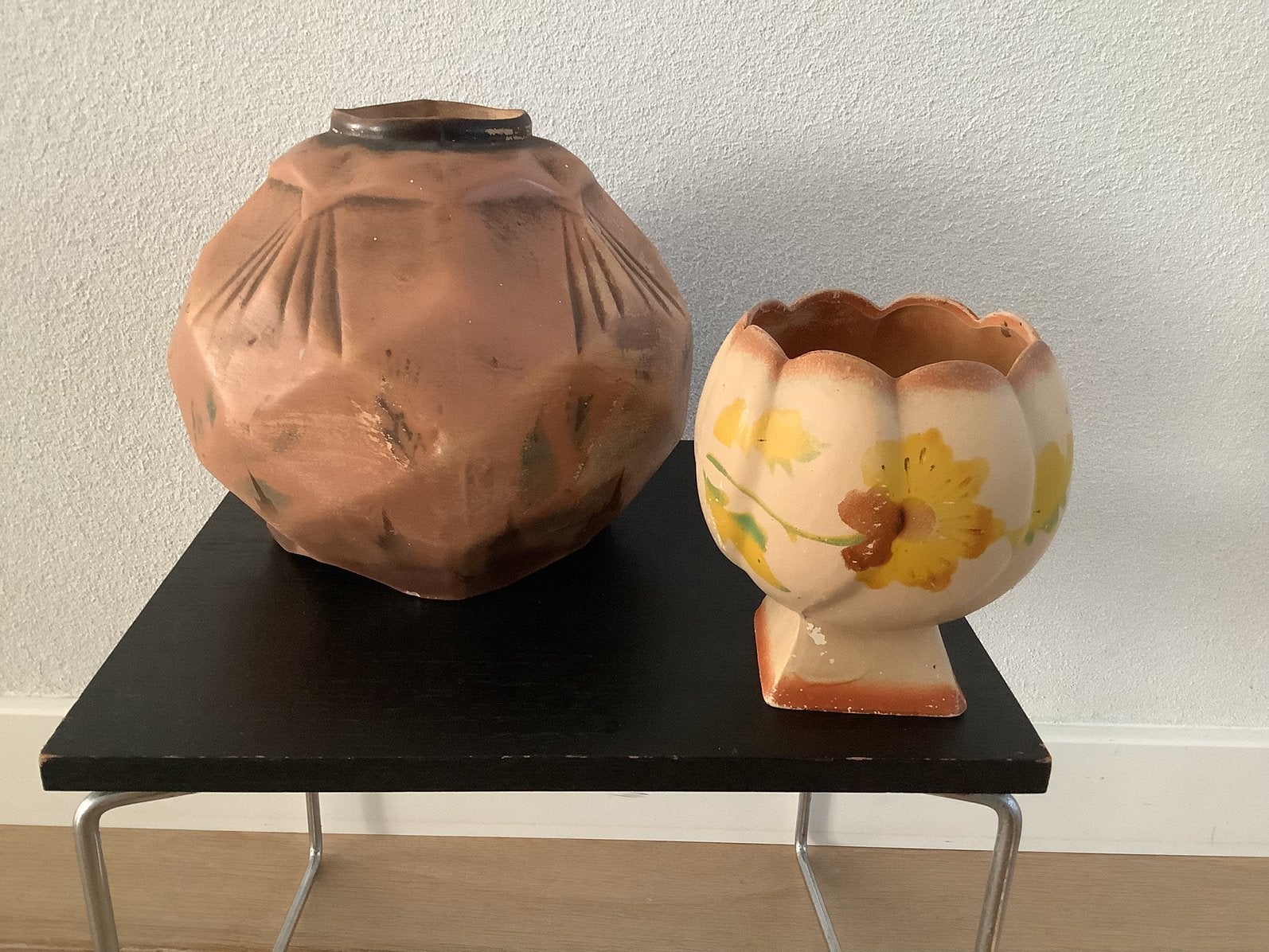 Art Deco aardewerk vazen jaren 30 (Frankrijk), Antiek en Kunst, Ophalen of Verzenden