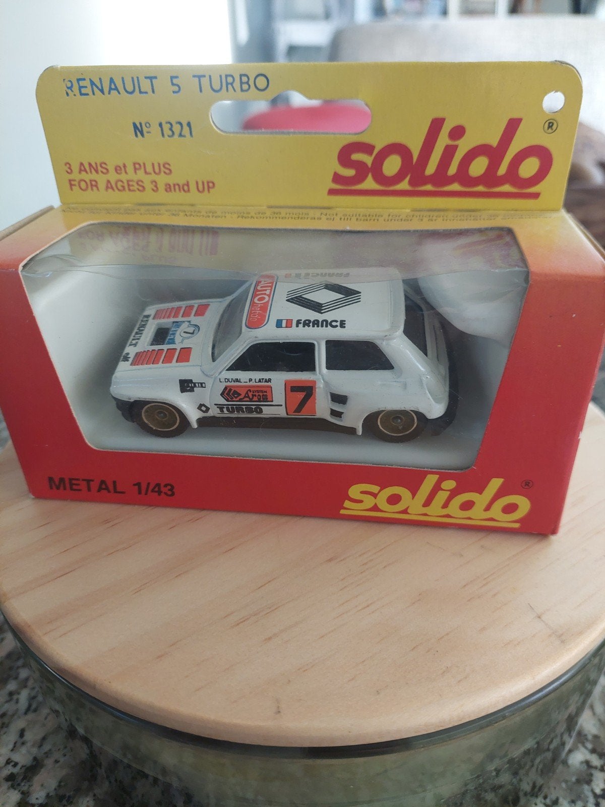 SOLIDO RENAULT 5 TURBO, RALLY L.DUVAL 1980'S, Hobby en Vrije tijd, Ophalen of Verzenden, Zo goed als nieuw, Auto, Solido