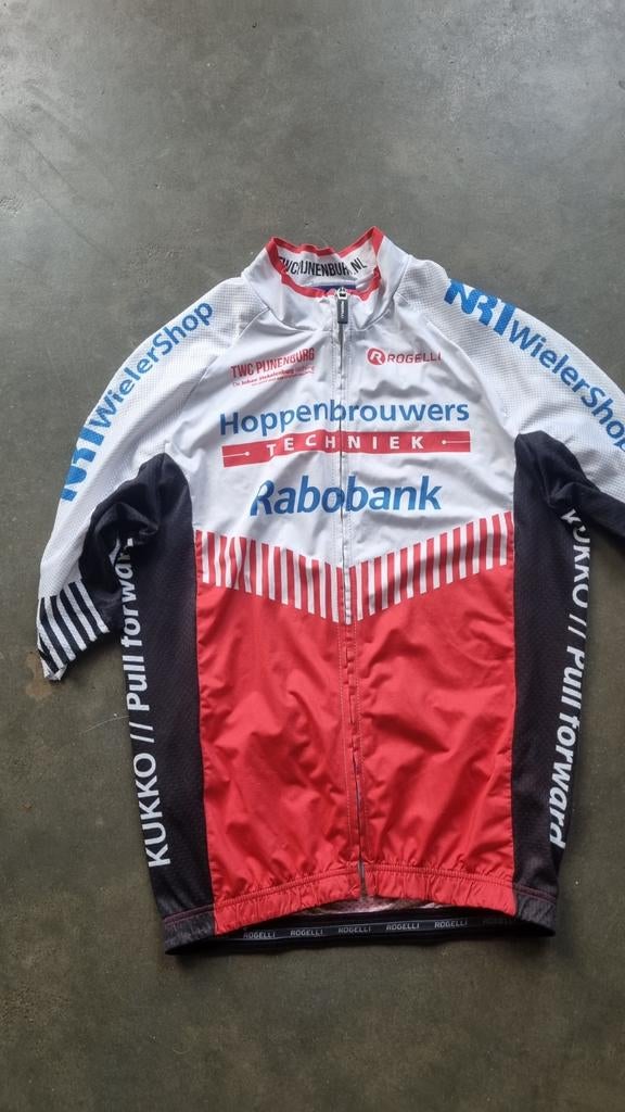 Rogelli wielrenshirt Pijnenburg, maat 12 jaar, gerepareerd, Kinderen, Overige maten, Ophalen of Verzenden, Bovenkleding