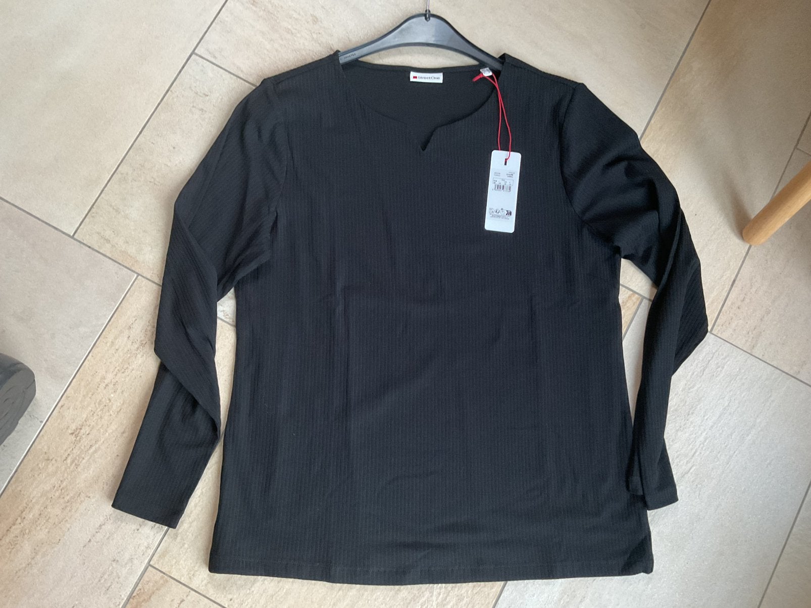 Street One shirt maat 44 nieuw (zwart), Verzenden, Zwart, Maat 42/44 (L), Nieuw