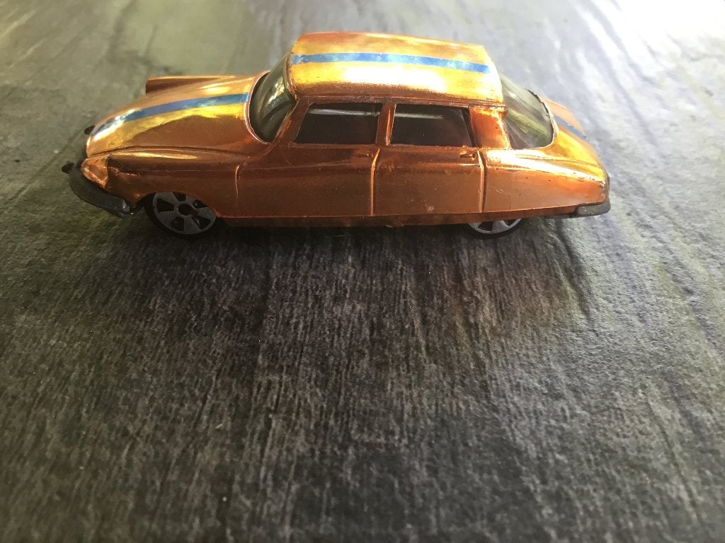 Faller hitcar Citroën ds21 bronskleurig, Ophalen of Verzenden, Gebruikt, Auto, Overige merken