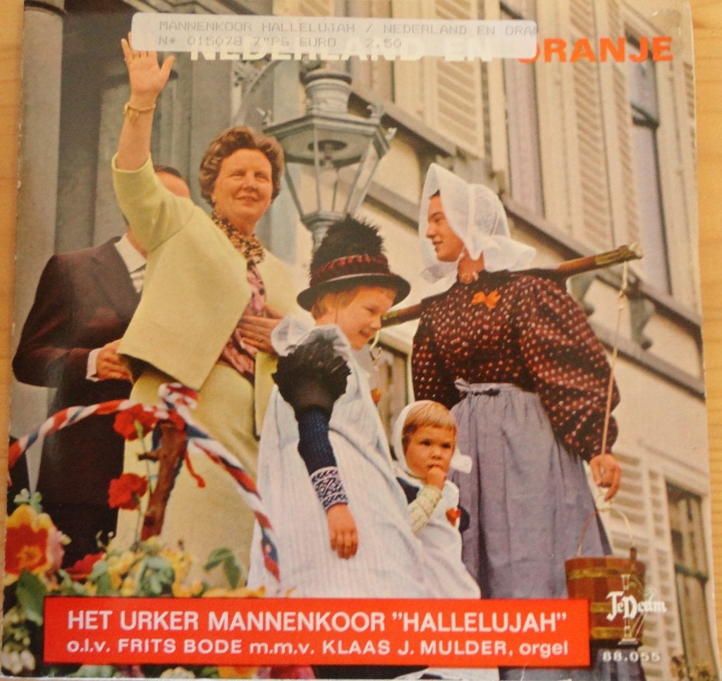 Het Urker Mannenkoor Hallelujah > Nederland en Oranje, Cd's en Dvd's, Vinyl Singles, Ophalen of Verzenden, Gebruikt, 7 inch, Nederlandstalig