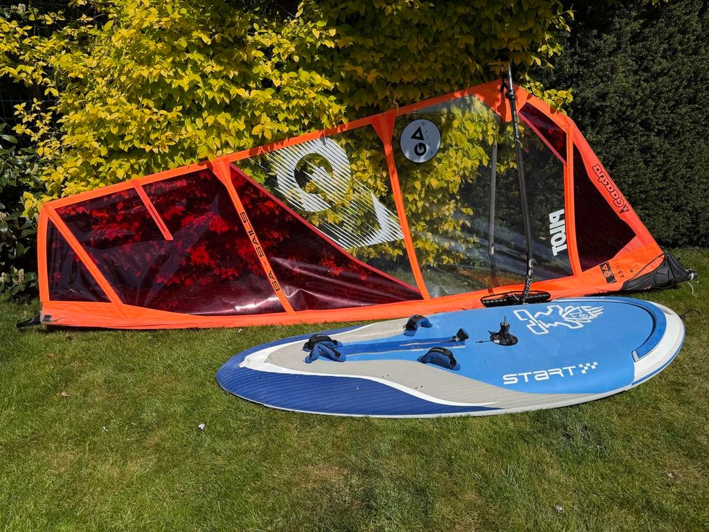 Starboard Start - Complete windsurf set, Ophalen, Gebruikt, Complete set, Met vin(nen)