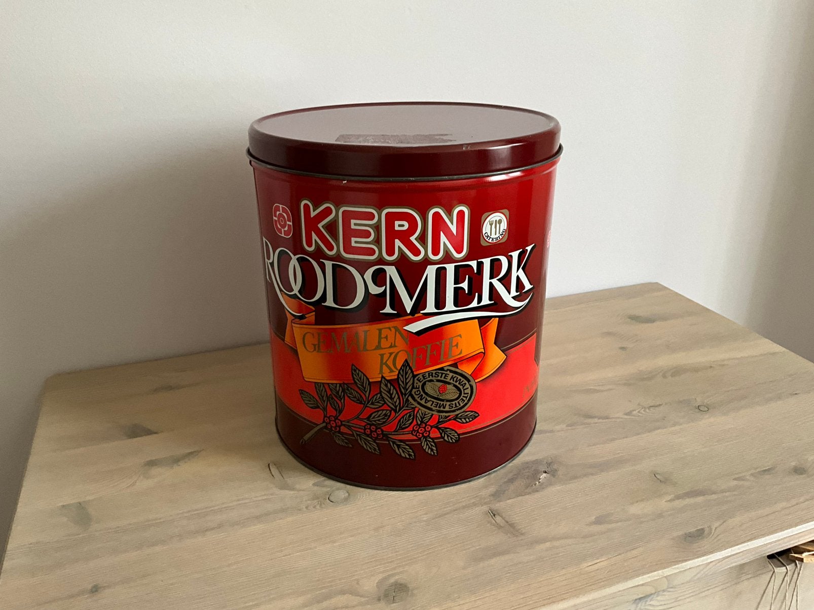 Roodmerk koffieblik, Ophalen of Verzenden, Zo goed als nieuw, Overige