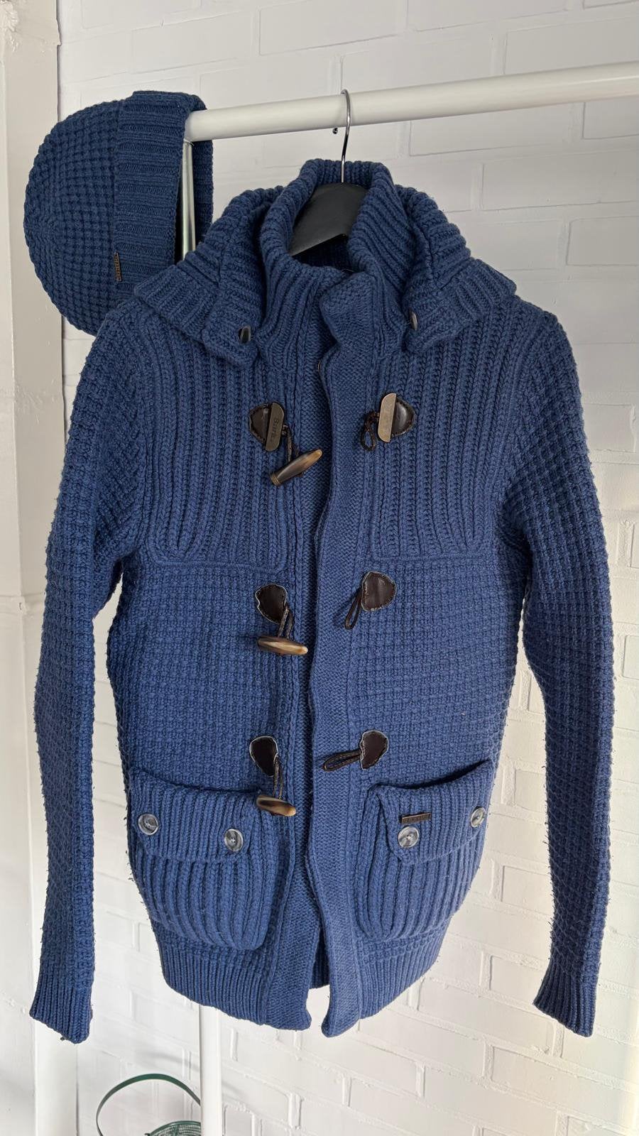 BARK wollen winterjas met bijhorende muts, Ophalen of Verzenden, Zo goed als nieuw, Overige maten, Zwart