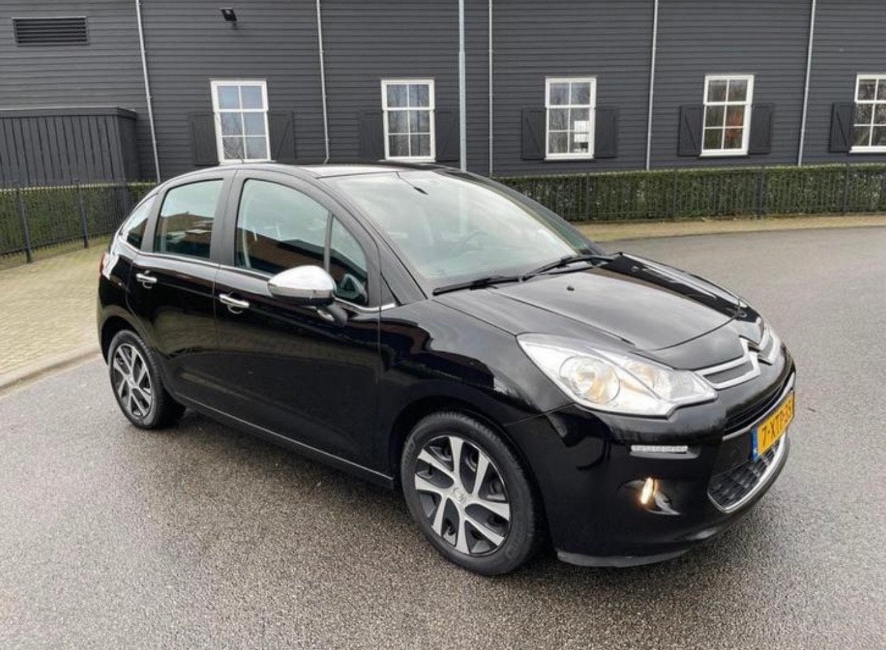 Citroën C3 1.2 VTI 60KW/82PK 2014 Zwart, Auto's, Voorwielaandrijving, 1199 cc, Zwart, Origineel Nederlands