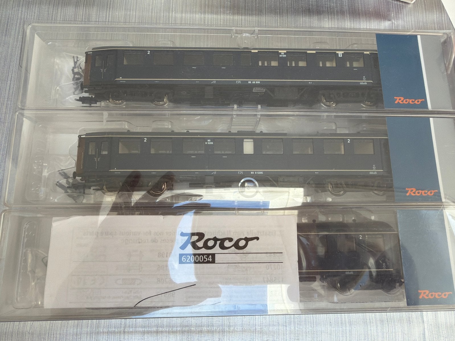 Roco H0 6200054 NS "Blokkendoos" rijtuigen - ALS NIEUW, Hobby en Vrije tijd, Treinset, Gelijkstroom, Ophalen of Verzenden, Roco