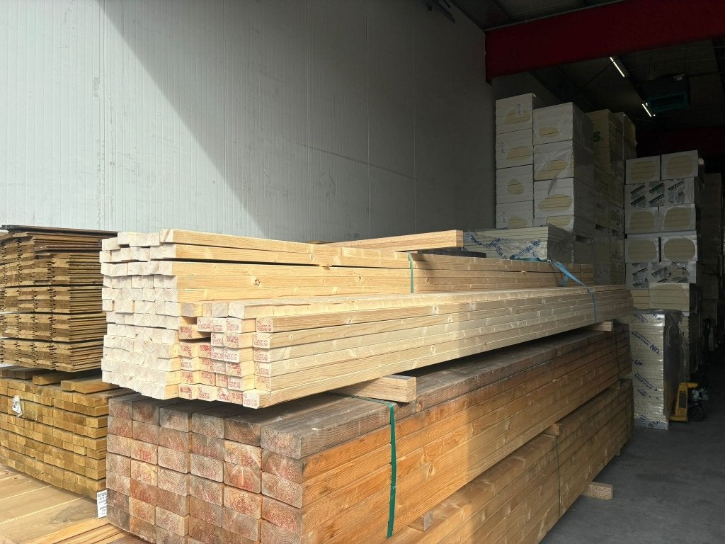 Houten balken / SLS hout - 44 x 70 mm - NIEUW! 540 cm lang!, Doe-het-zelf en Verbouw, Hout en Planken, Nieuw, Balk, Vuren, 300 cm of meer