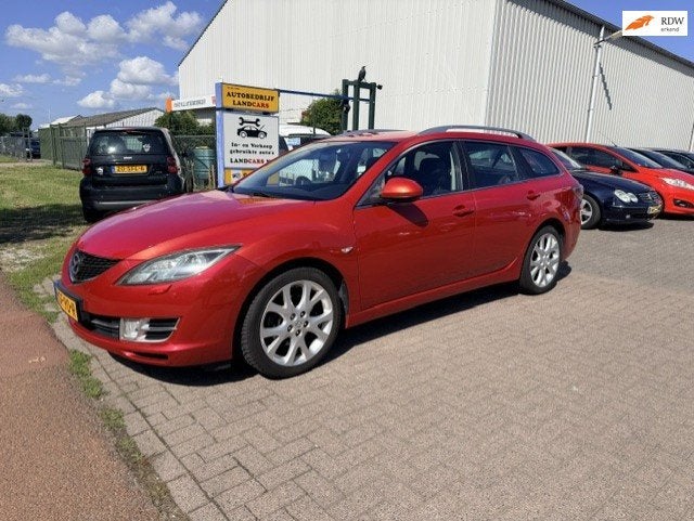 Mazda 6 Sportbreak 2.5 S-VT GT-M, Gebruikt, 4 cilinders, 6 sportbreak, Leder en Stof