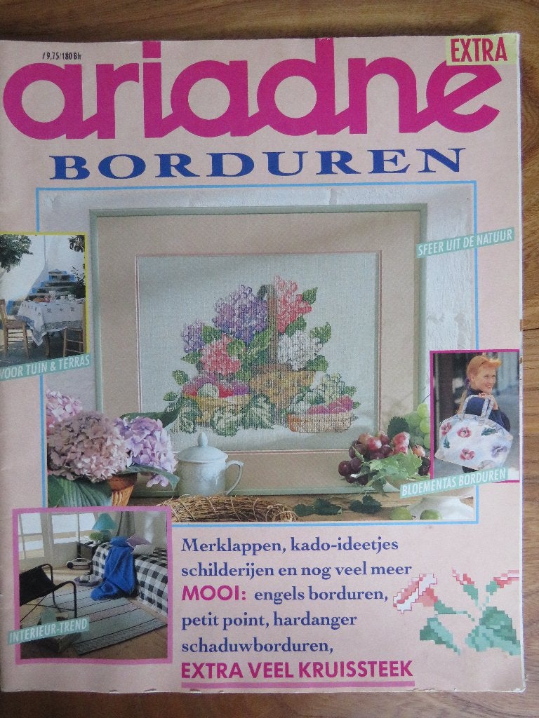 Ariadne Borduren Extra Borduurpatronen en Ideeën, Ariadne borduren, Ophalen of Verzenden, Zo goed als nieuw, Borduren en Naaien