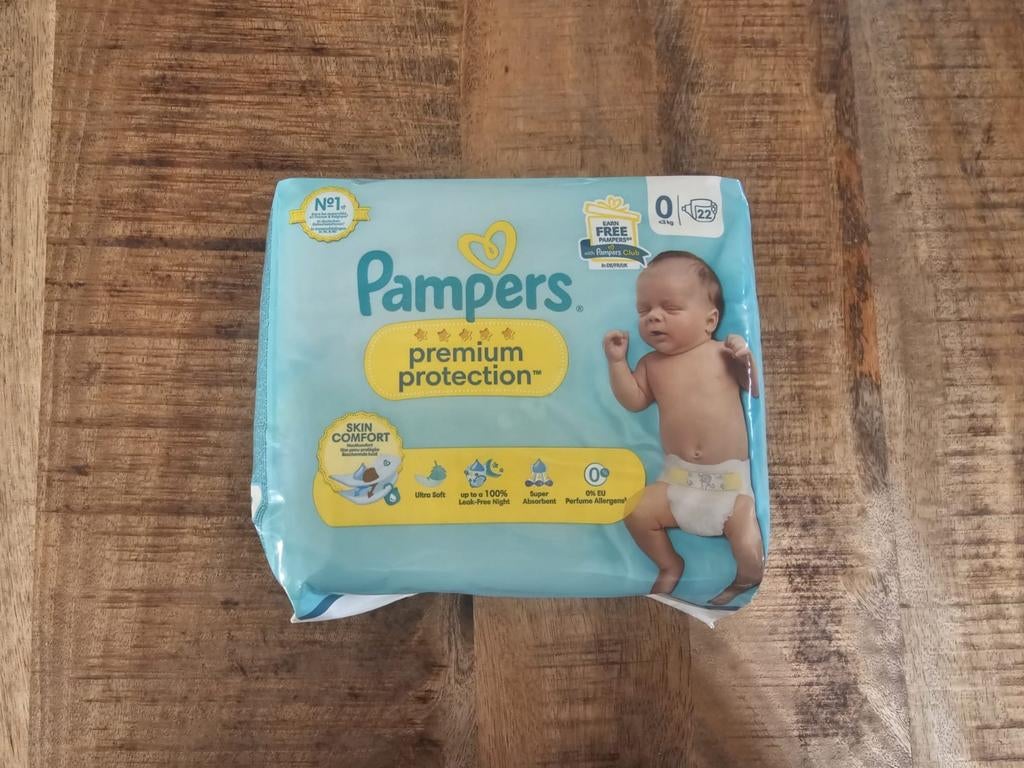 Pampers maat 0, Ophalen of Verzenden, Nieuw, Overige typen, Overige merken