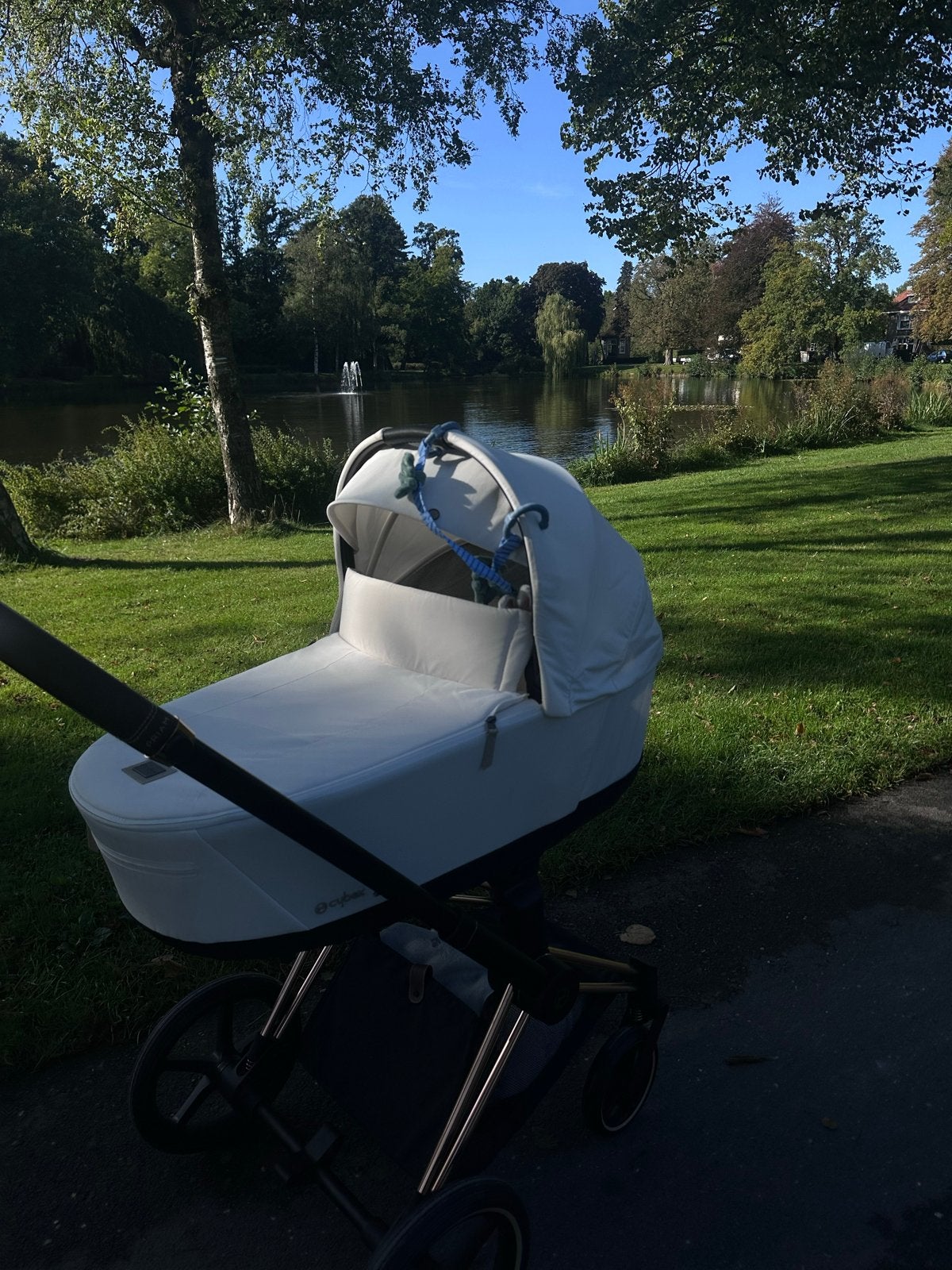 Cybex Priam 3-in-1 + Cloud T - Wit / Rose Gold, Kinderen en Baby's, Overige merken, Ophalen of Verzenden, Zo goed als nieuw, Combiwagen