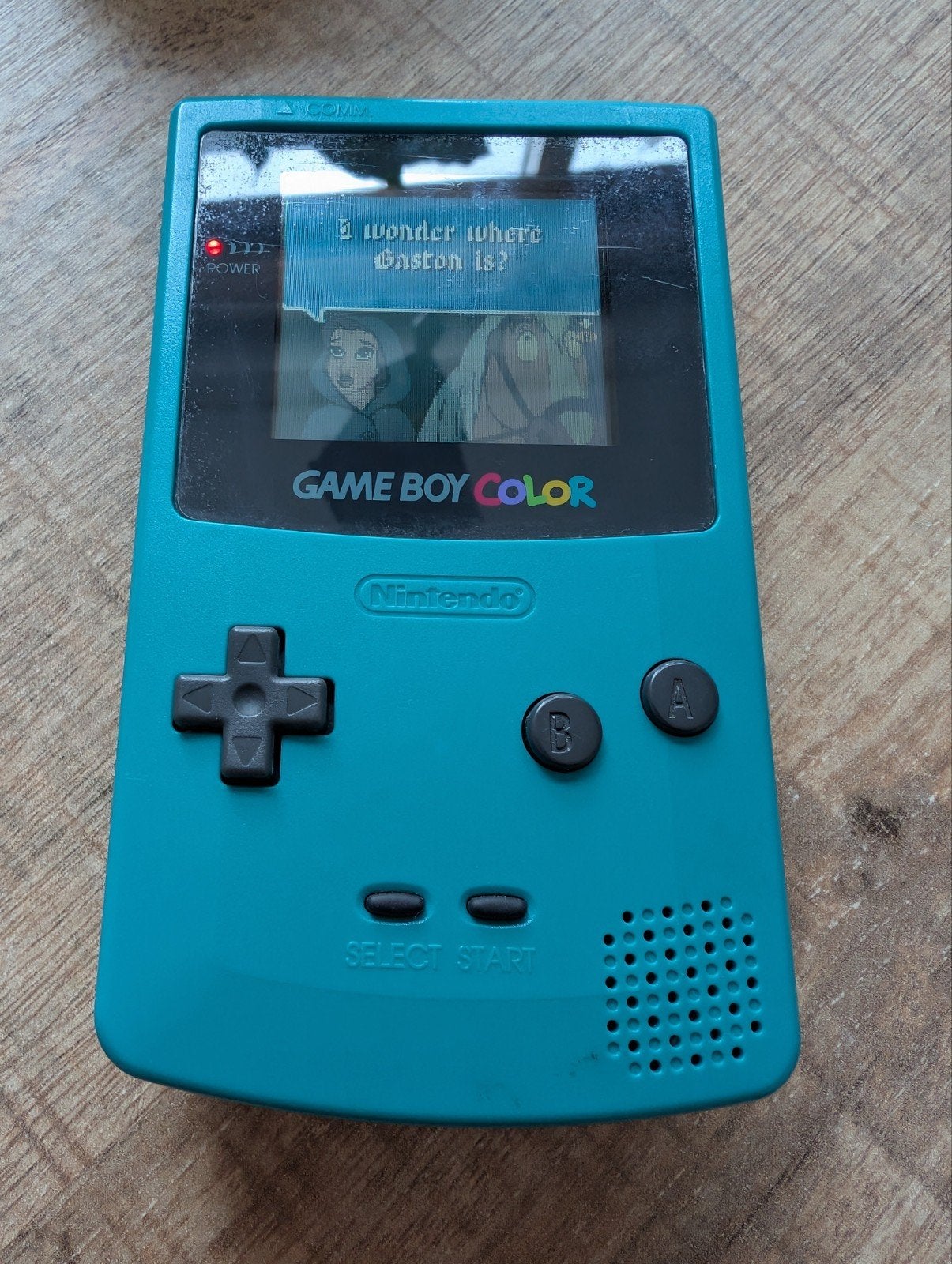 Game Boy Color Teal - Klassieke Handheld Console, Spelcomputers en Games, Ophalen of Verzenden, Gebruikt, Game Boy Color
