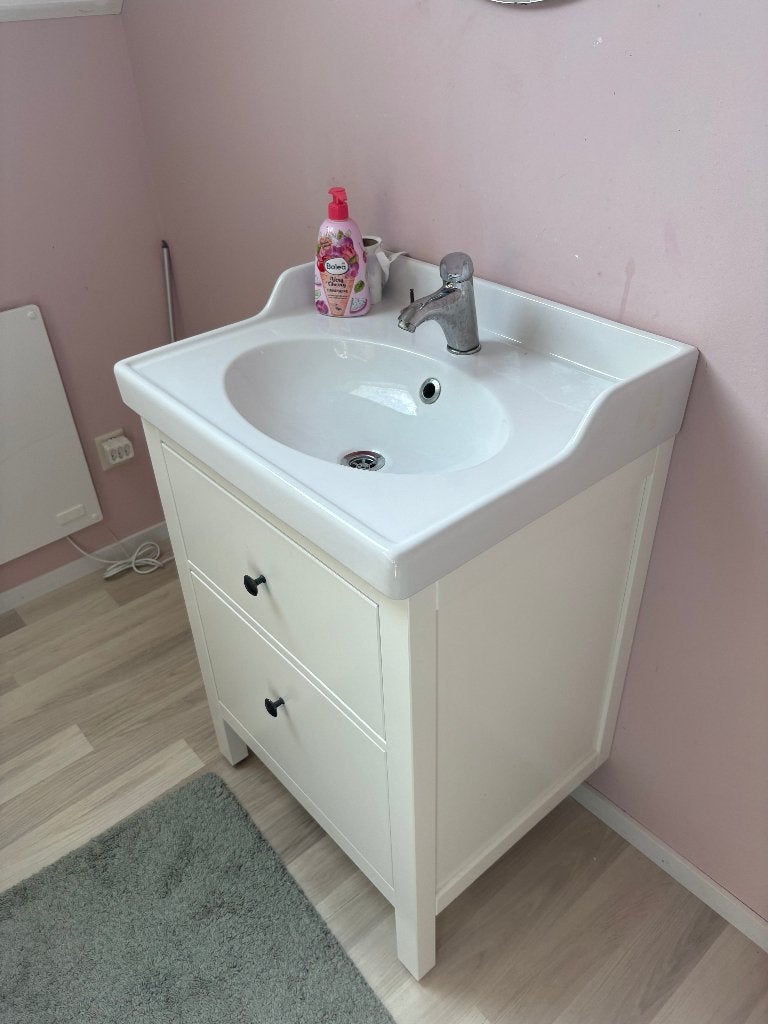 Ikea Hemnes wastafel, heel netjes, Ophalen, Gebruikt, 50 tot 100 cm, Minder dan 100 cm