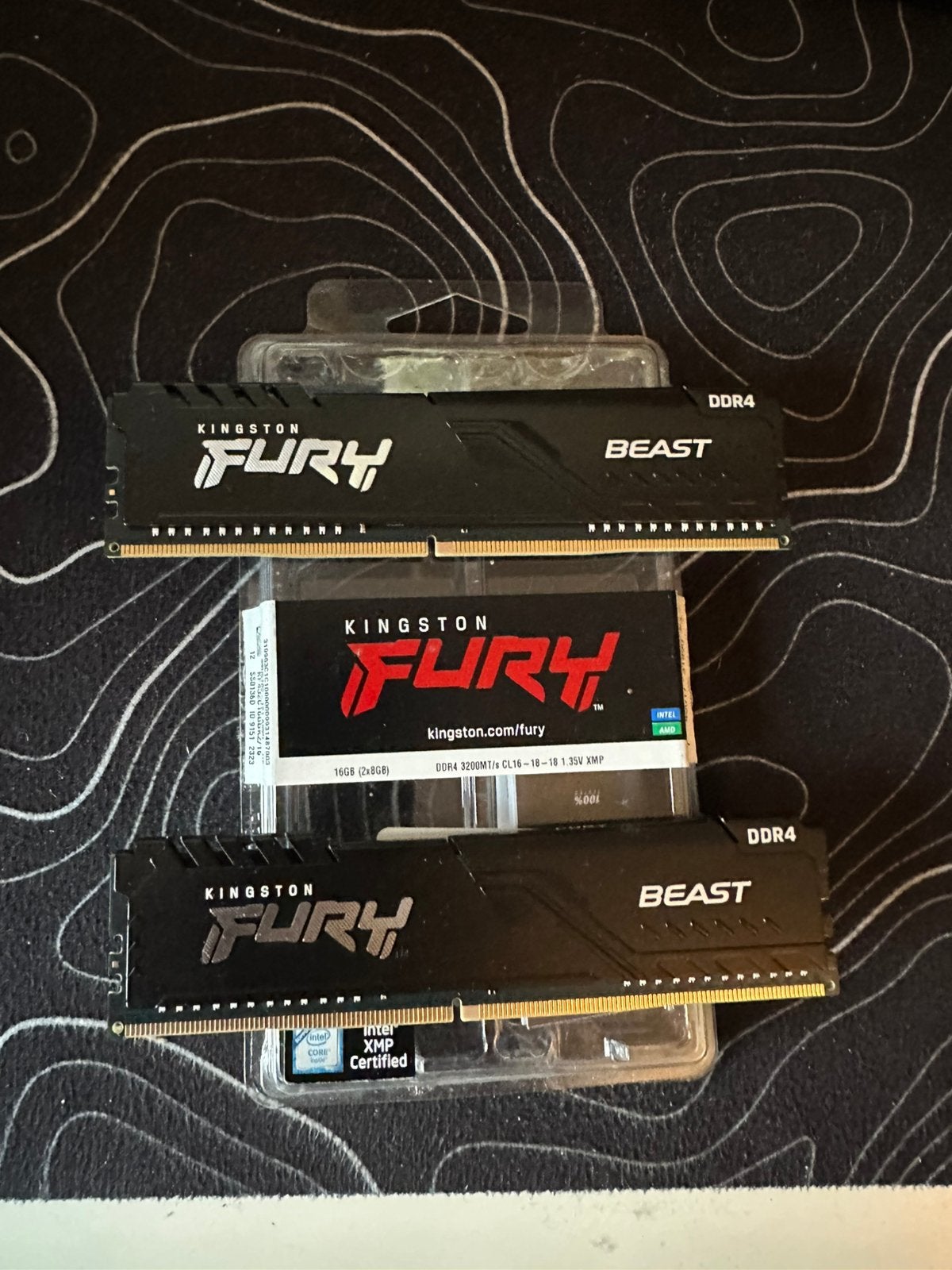 ≥ HyperX Kingston Fury DDR4 RAM 16GB (2x8GB) 3200MHz — RAM