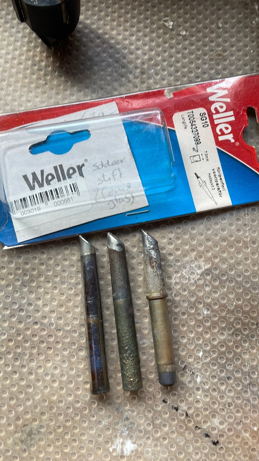 Soldeerstift 3x Weller profikit 100 W tiffany glas in lood, Ophalen of Verzenden, Gebruikt
