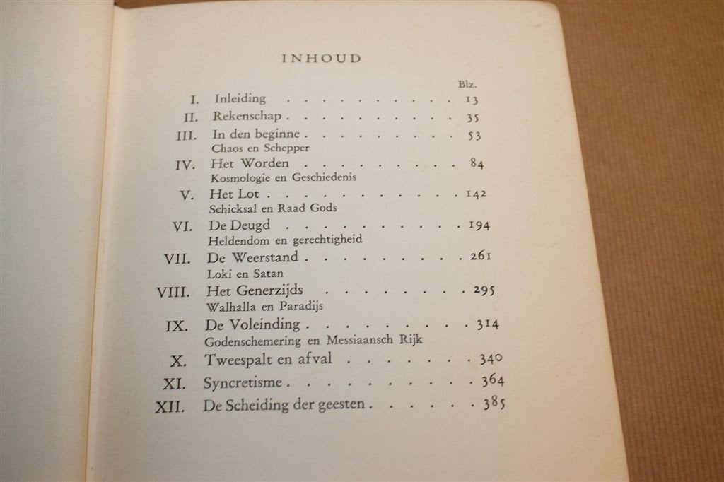Edda en Thora — Germaanse en Israëlitische Religie [1939], Ophalen of Verzenden, Gelezen