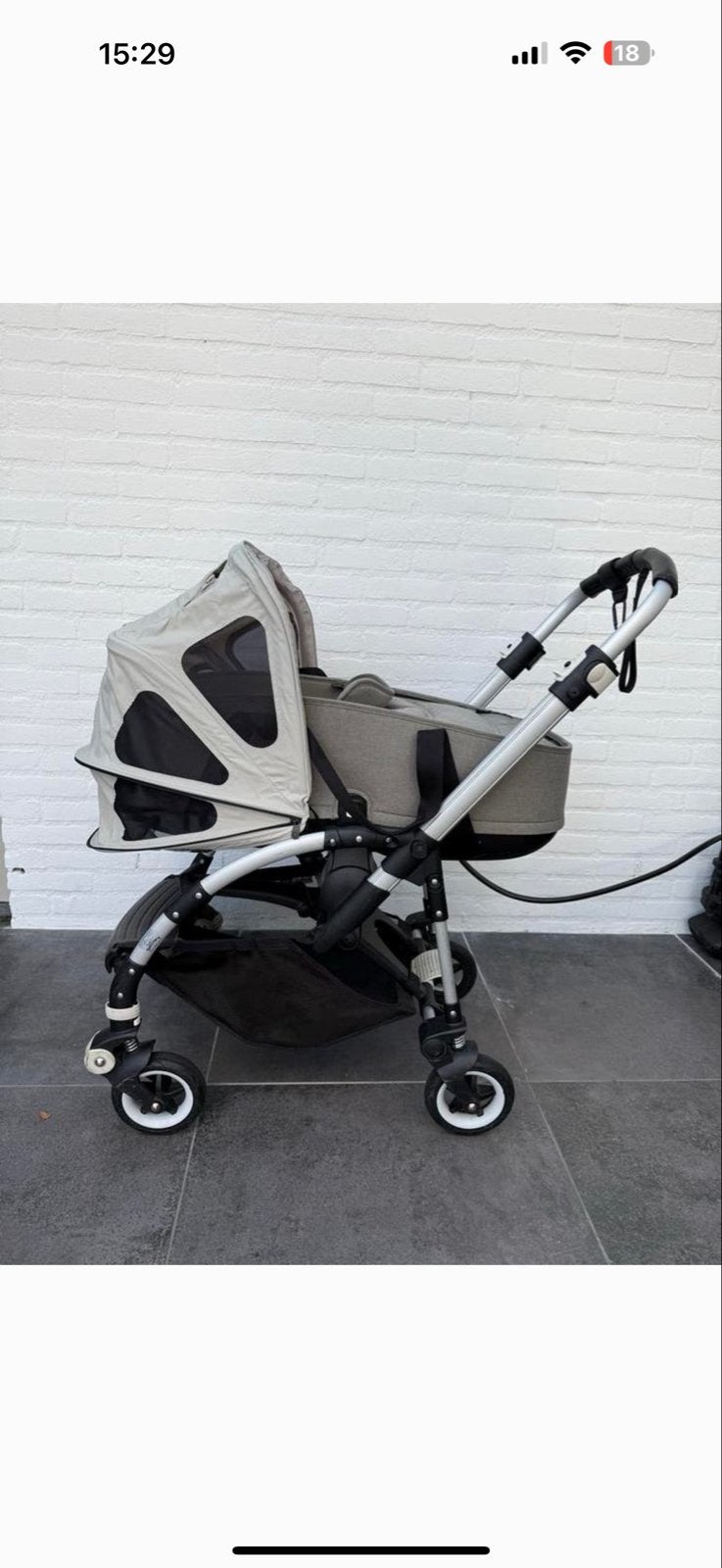 Bugaboo Bee 5 kinderwagen met reiswieg en adapters, Ophalen, Gebruikt, Bugaboo, Combiwagen