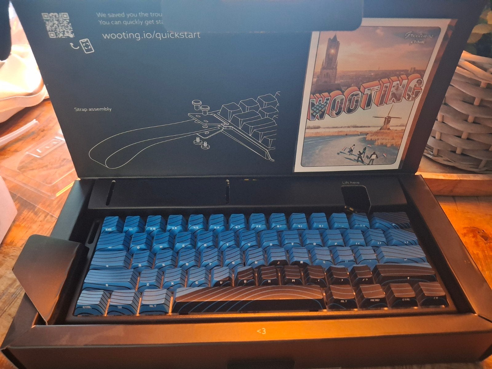 Wooting 60HE Gaming Toetsenbord - Zo goed als nieuw, Verlichte toetsen, Ophalen of Verzenden, Zo goed als nieuw, Qwerty