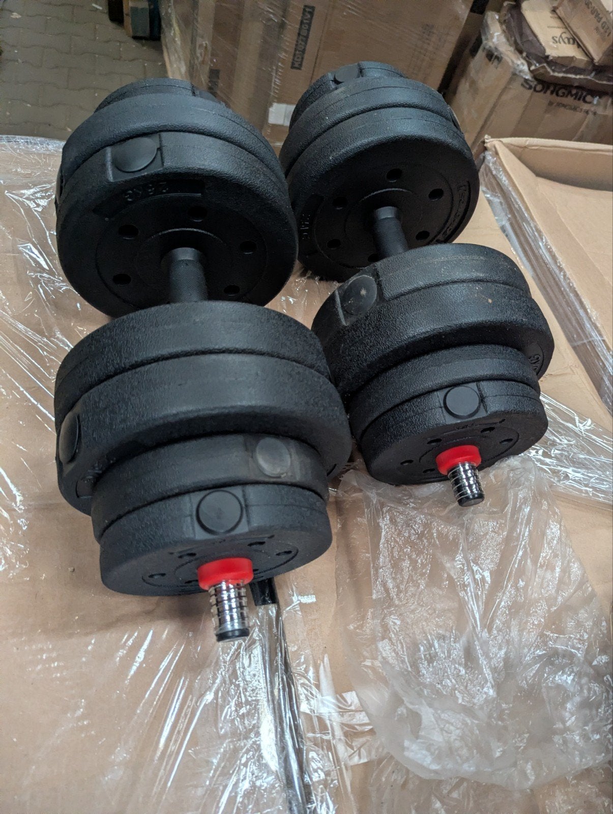 Dumbbells Set - 30 kg  (2x15kg) - gewicht aanpasbaar - nieuw, Ophalen, Dumbbell, Gebruikt, Info@redealer.nl
