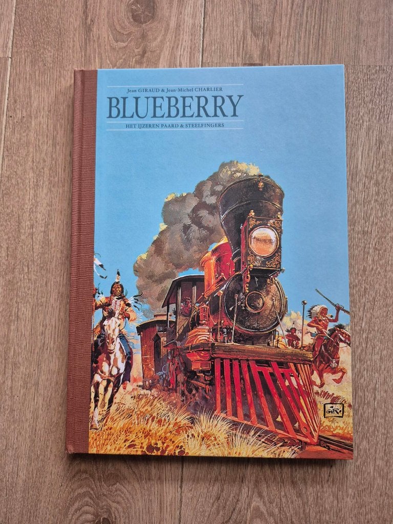 Blueberry Het ijzeren paard en Steelfingers nwst, Eén stripboek, Ophalen of Verzenden, Zo goed als nieuw
